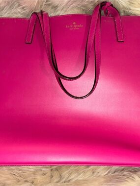kate spade Hot Pink Leather Tote